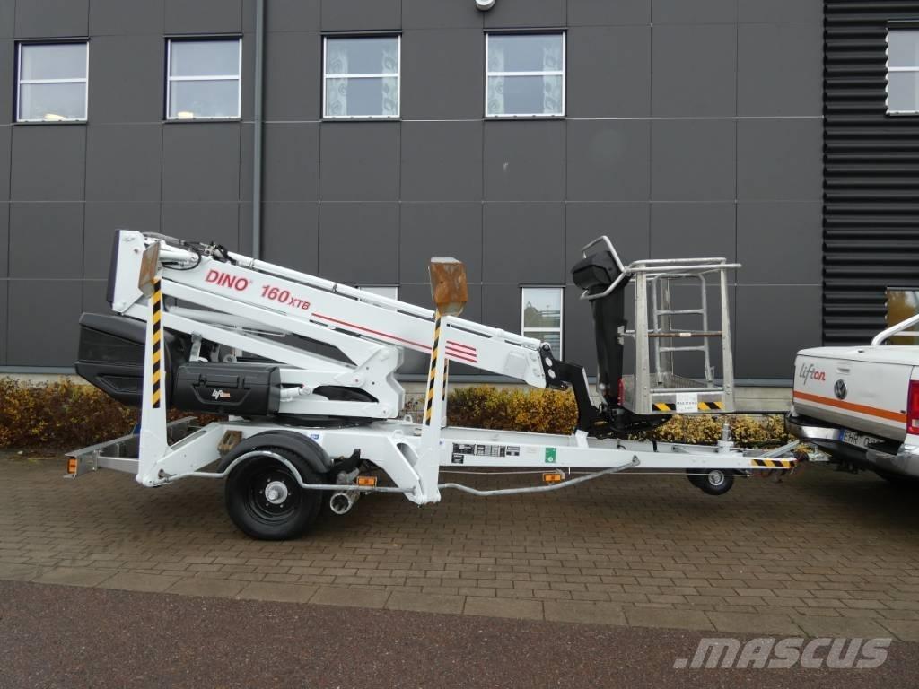 Dino 160 XTB Skylift المنصات الهوائية المثبتة على مقطورة