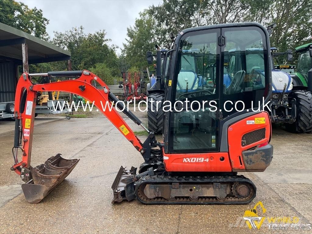 Kubota KX 019-4 حفارات صغيرة أقل من 7 طن (حفارات صغيرة)