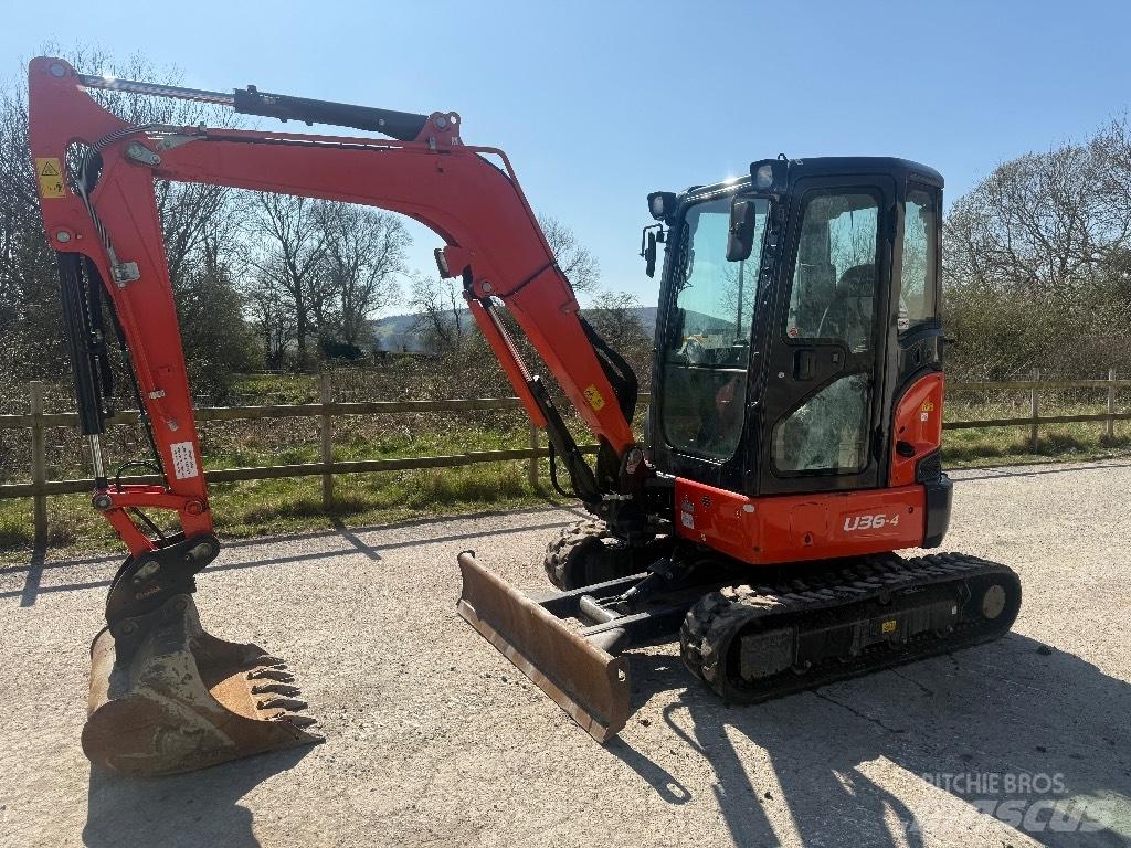 Kubota U 36-4 حفارات صغيرة أقل من 7 طن (حفارات صغيرة)