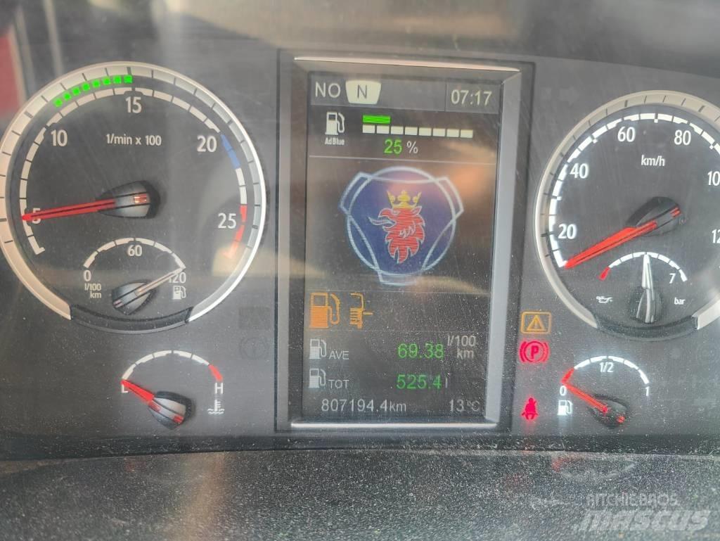  DAMAGED Scania R 730 شاحنات بمقصورة وهيكل