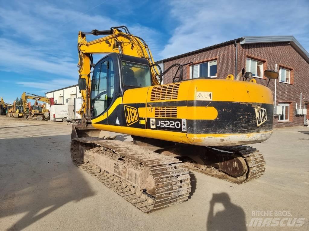 JCB JS 220 LC حفارات زحافة