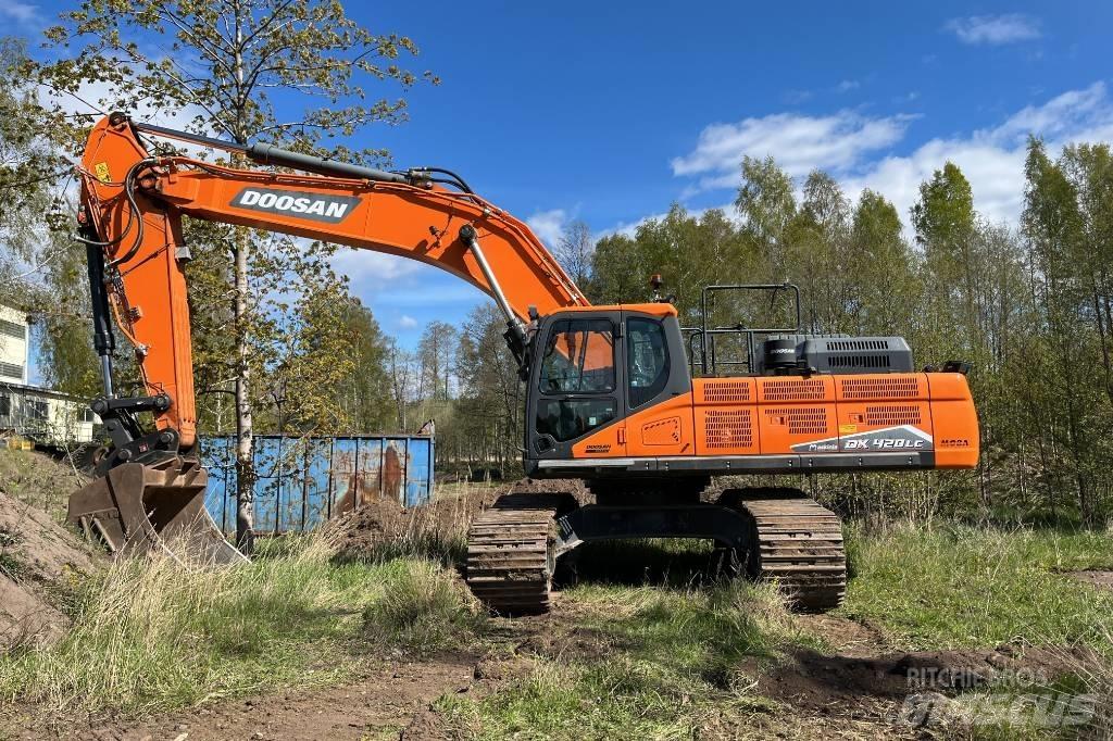 Doosan DX 420 LC حفارات زحافة