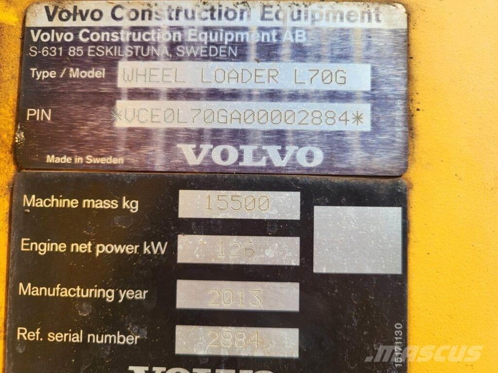 Volvo L70G لوادر بعجل
