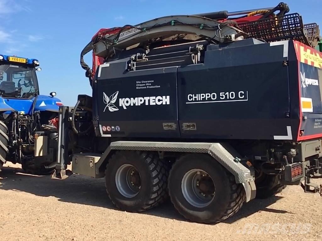 Komptech 510 C ماكينات تقطيع أخشاب الحراجة