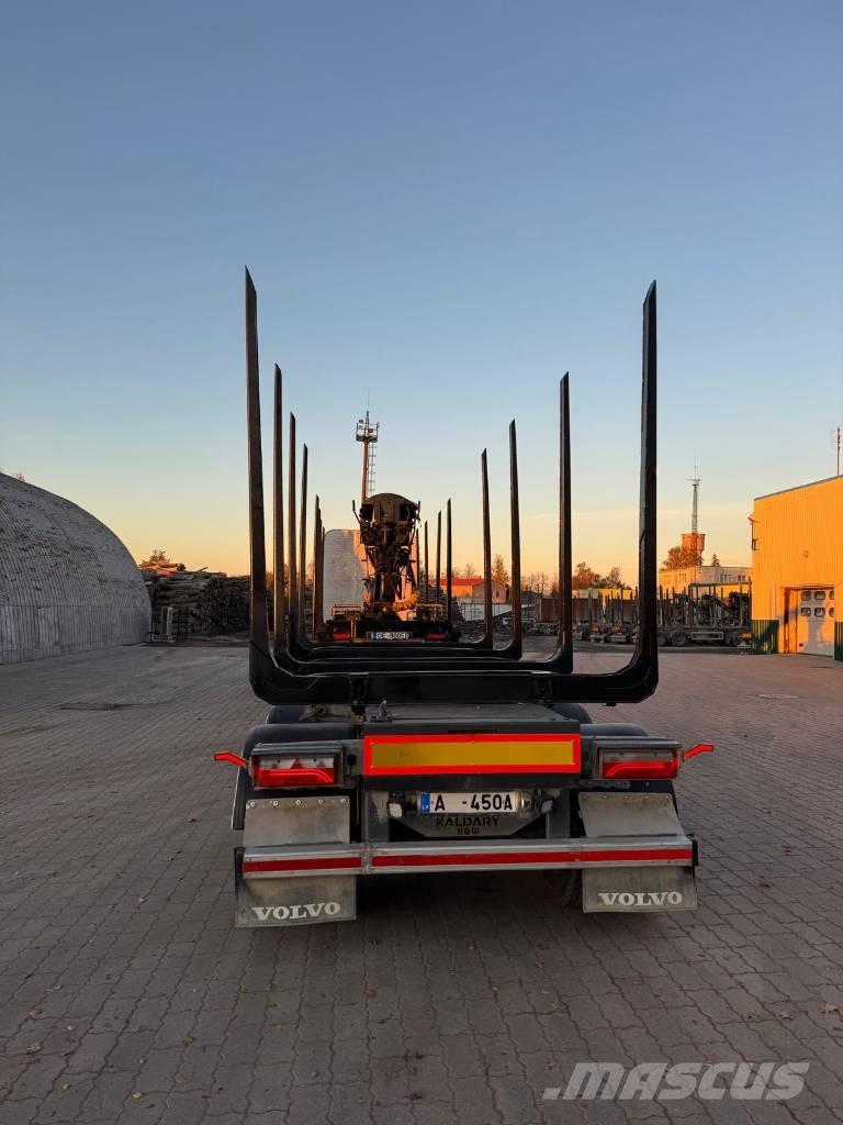  Kaldary Trailer نصف مقطورات لنقل الأشجار