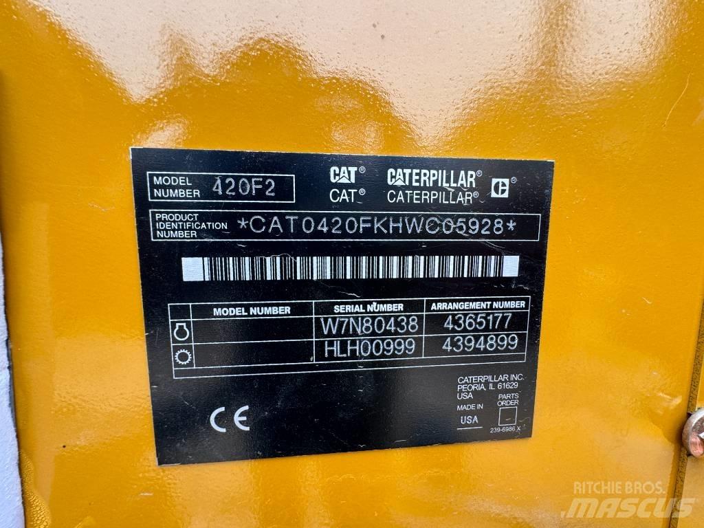  100% new CAT 420 F لوادر ذات جرافات عكسية