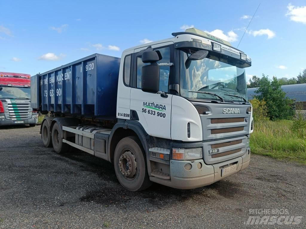 Scania P 420 شاحنات الرافعات الخطافية