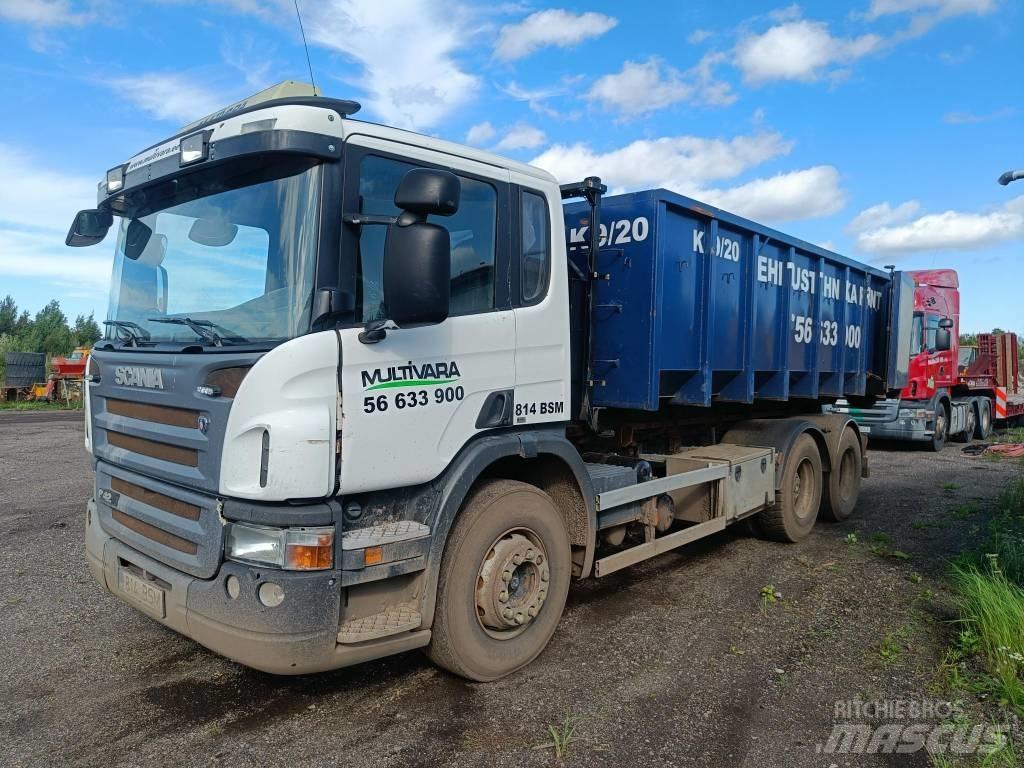 Scania P 420 شاحنات الرافعات الخطافية