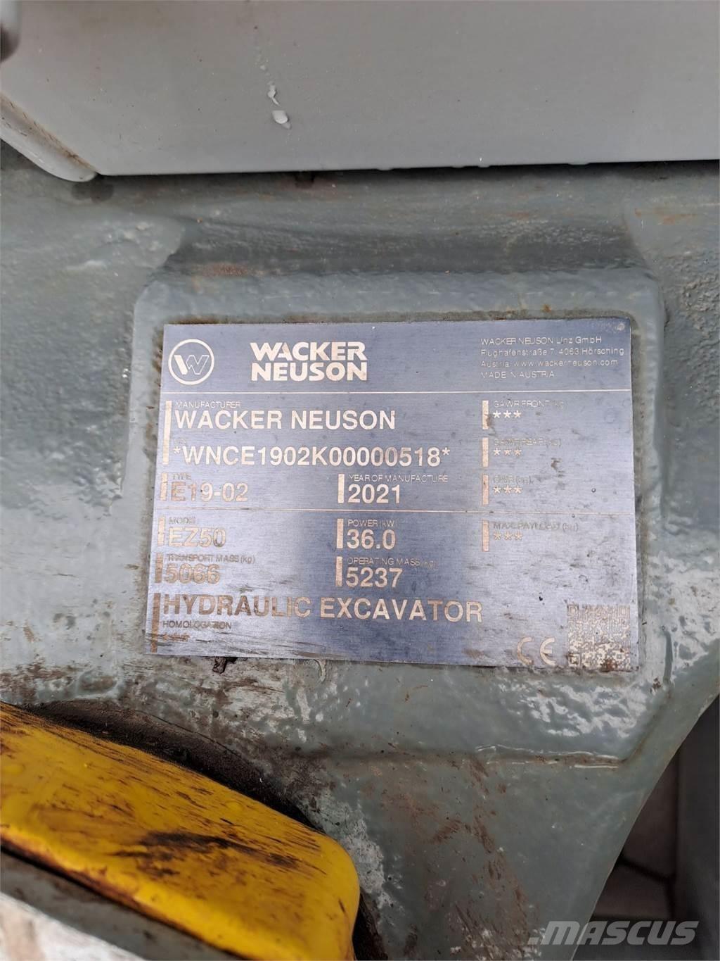 Wacker Neuson EZ50 حفارات زحافة