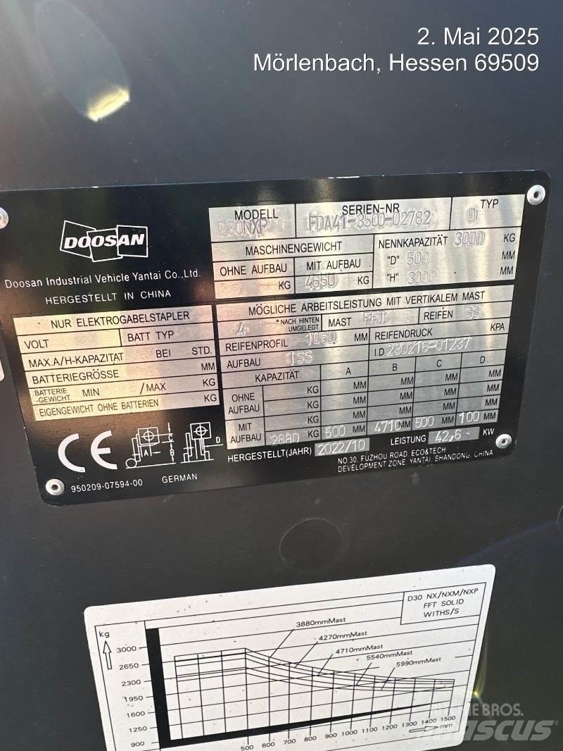 Doosan D30NXP شاحنات الديزل