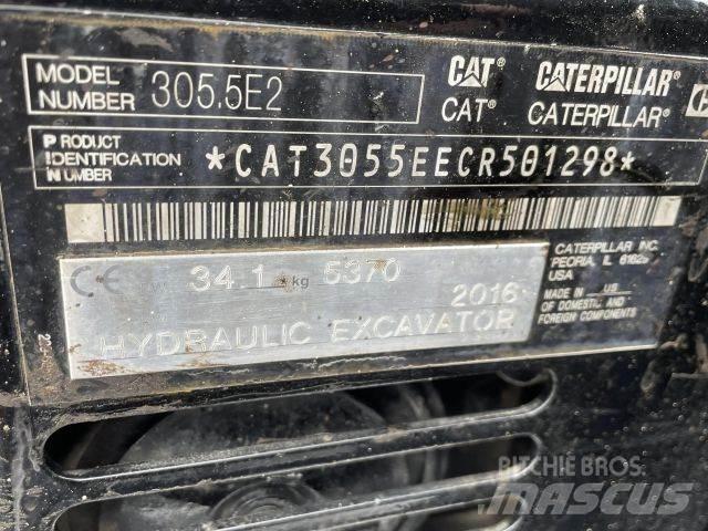 CAT 305,5 E2 حفارات صغيرة أقل من 7 طن (حفارات صغيرة)