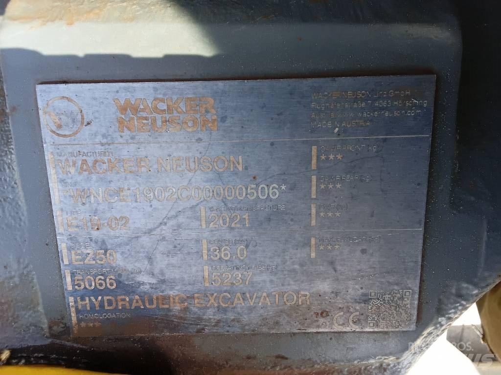 Wacker Neuson EZ50 حفارات زحافة