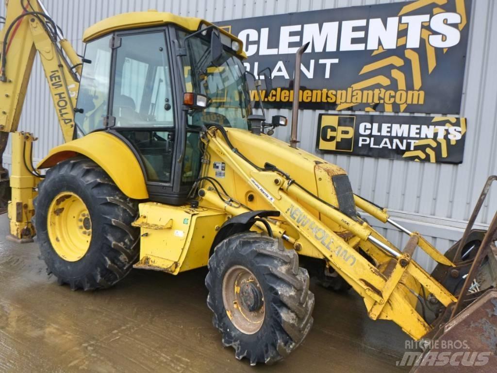 New Holland LB 110 B لوادر ذات جرافات عكسية
