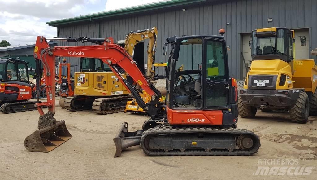 Kubota U50-5 حفارات صغيرة أقل من 7 طن (حفارات صغيرة)