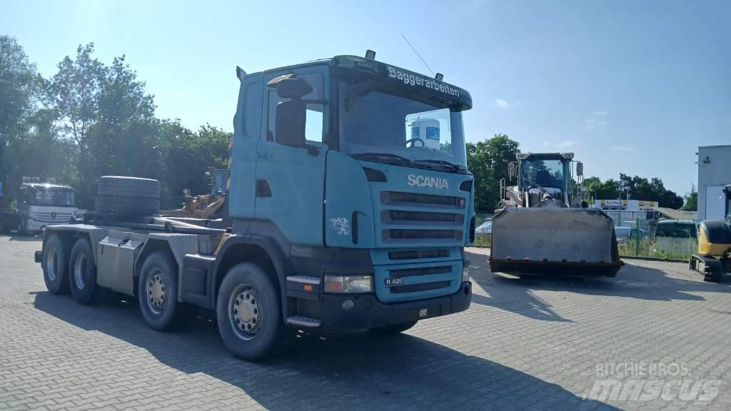 Scania R 420 شاحنات الرافعات الخطافية