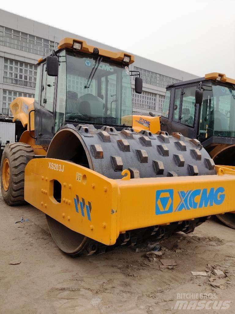 XCMG XS 203 J مداحل أحادية الأسطوانة