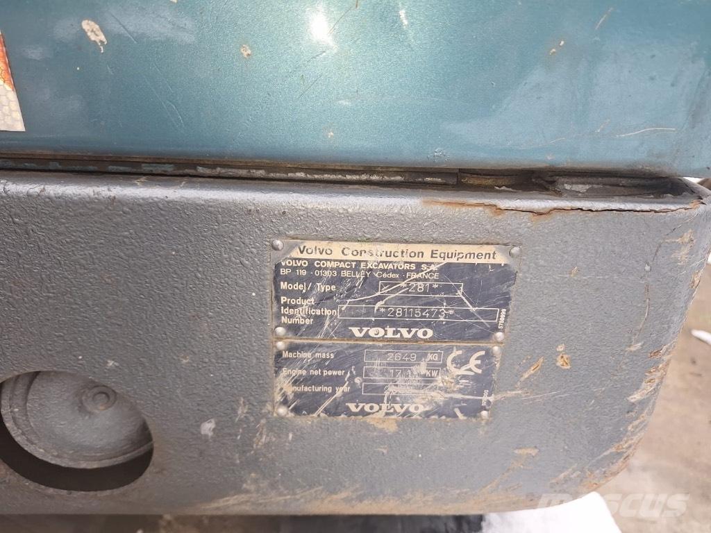 Volvo EC 25 حفارات صغيرة أقل من 7 طن (حفارات صغيرة)