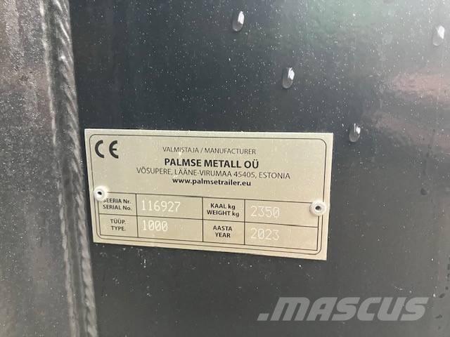 Palmse Trailer D1000 مقطورات قلابة