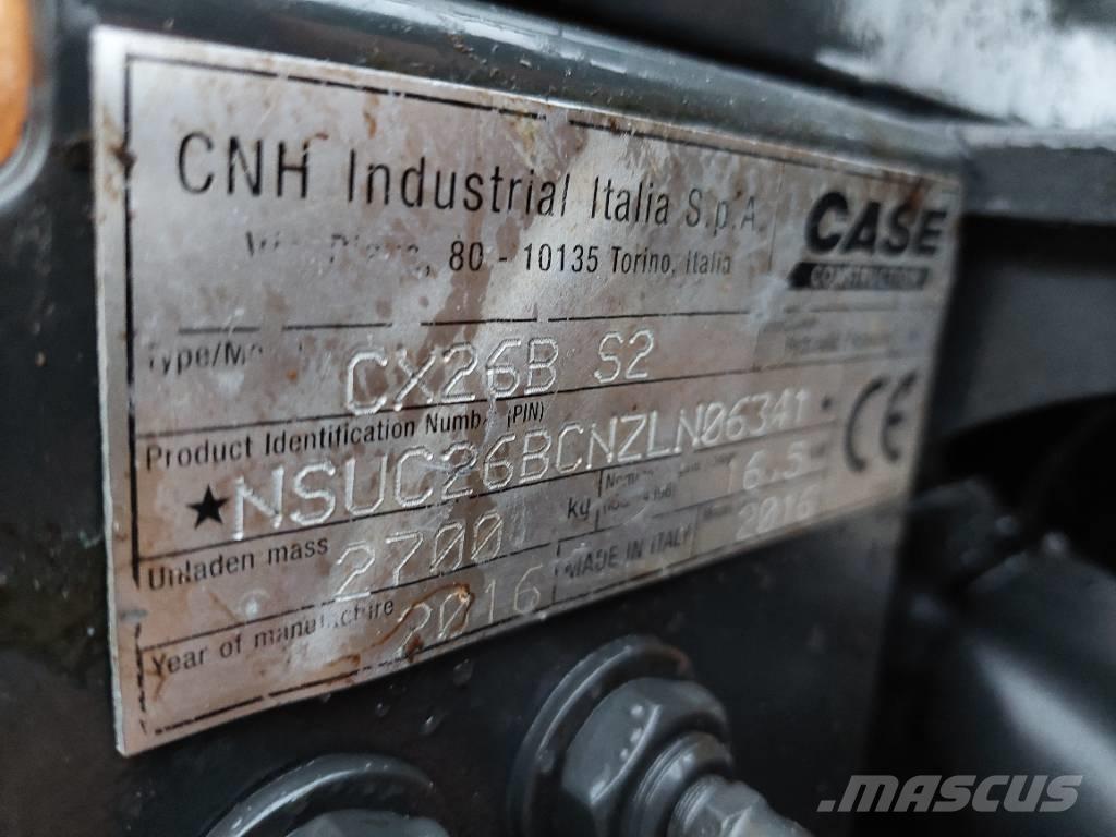 CASE CX 26 B حفارات صغيرة أقل من 7 طن (حفارات صغيرة)