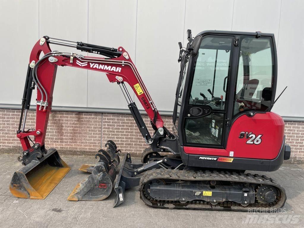 Yanmar SV26 حفارات صغيرة أقل من 7 طن (حفارات صغيرة)