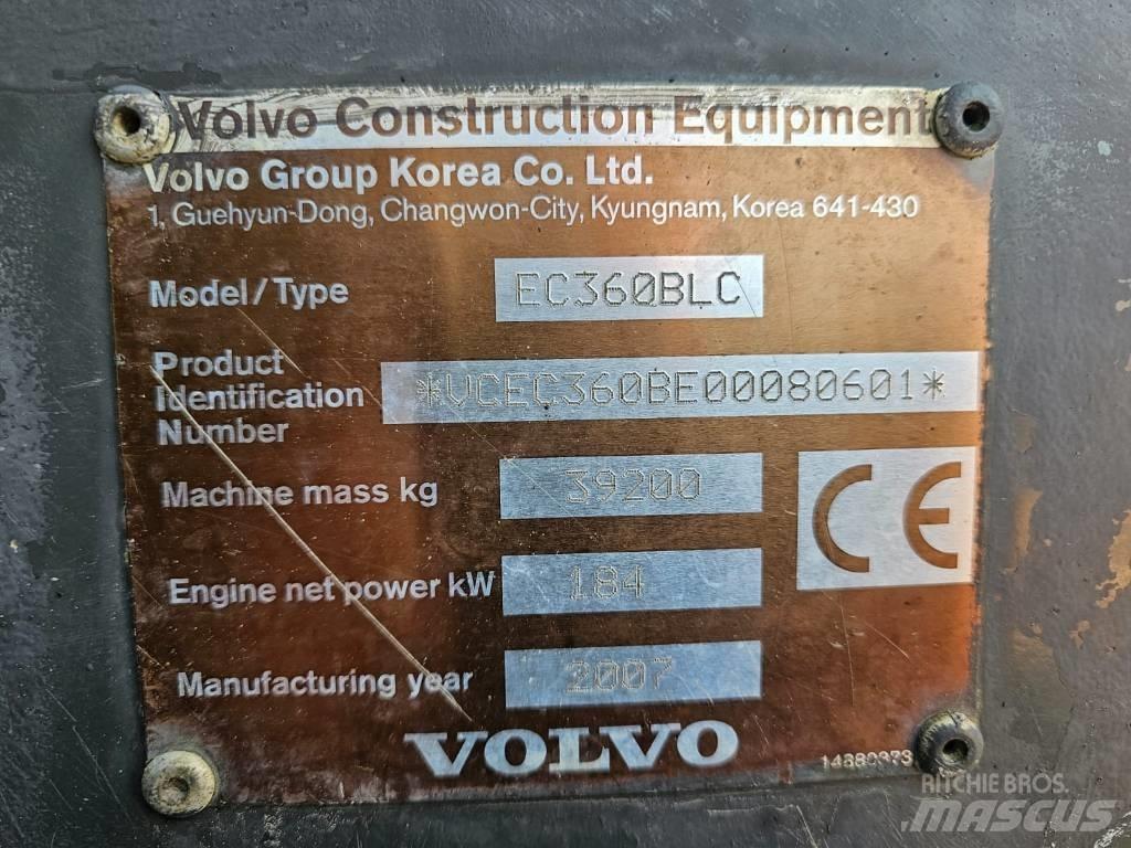 Volvo EC 360 B LC حفارات زحافة