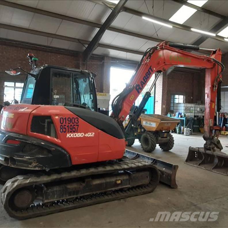Kubota KX080-4a2 حفارات وسط 7 طن - 12 طن