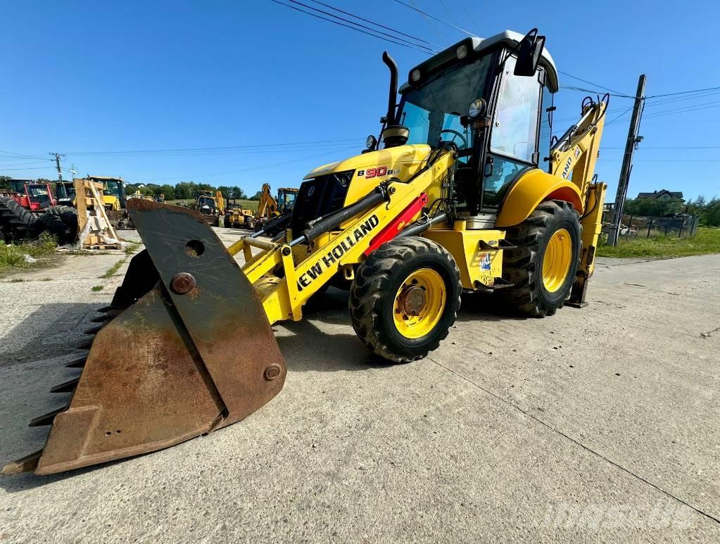 New Holland B 90 B لوادر ذات جرافات عكسية