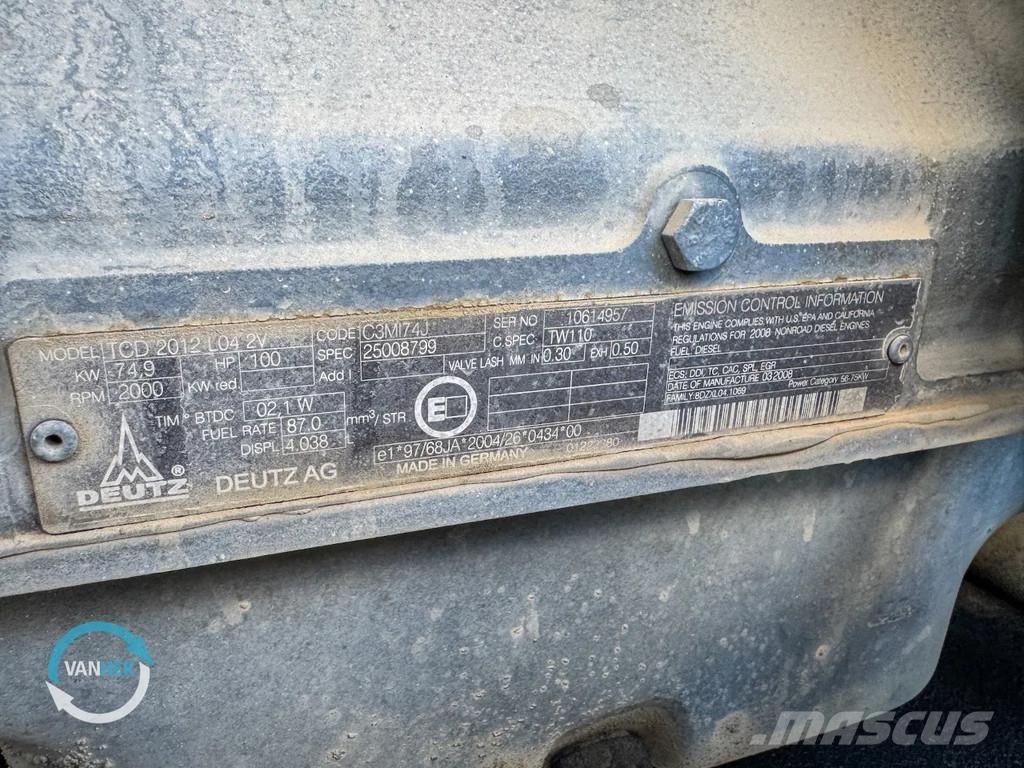 Terex TW110 حفارات وسط 7 طن - 12 طن