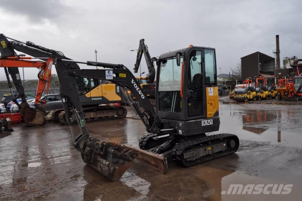 Volvo ECR 25 D حفارات صغيرة أقل من 7 طن (حفارات صغيرة)