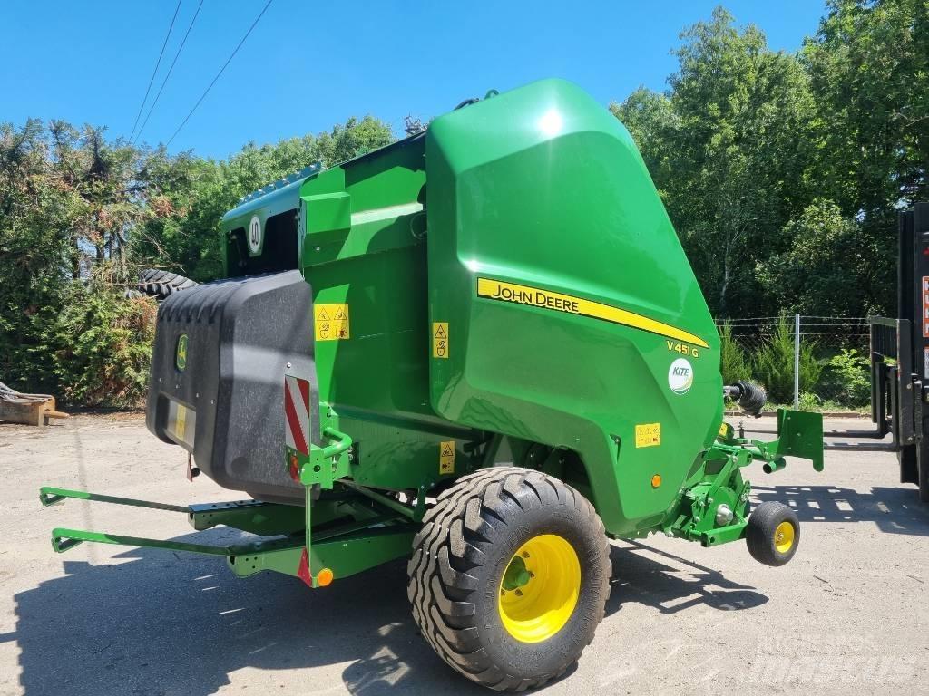 John Deere V451G محزمات مستديرة