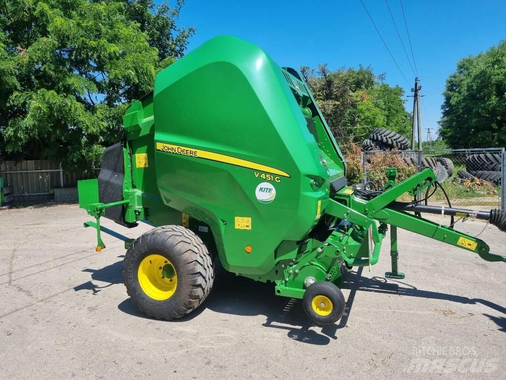 John Deere V451G محزمات مستديرة