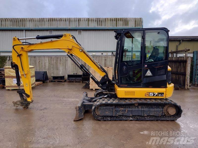 JCB 57 C-1 حفارات صغيرة أقل من 7 طن (حفارات صغيرة)