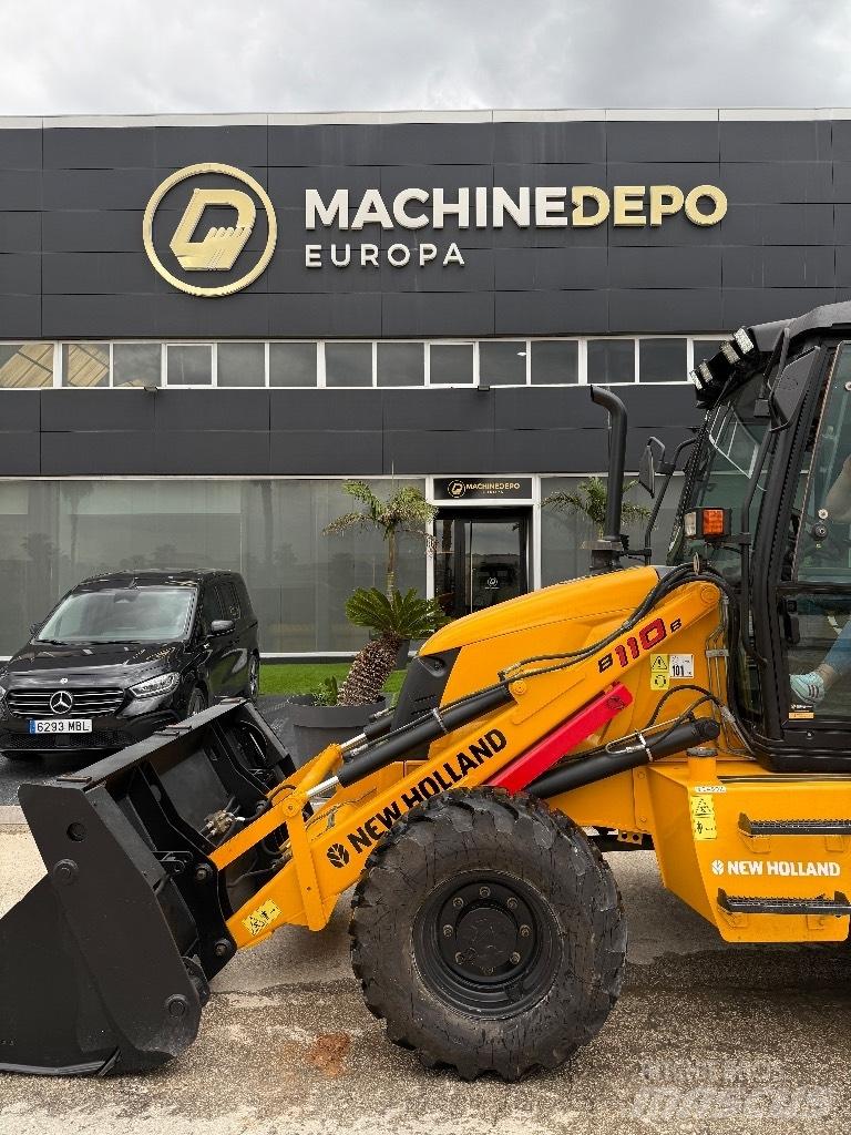 New Holland B 110 B لوادر ذات جرافات عكسية