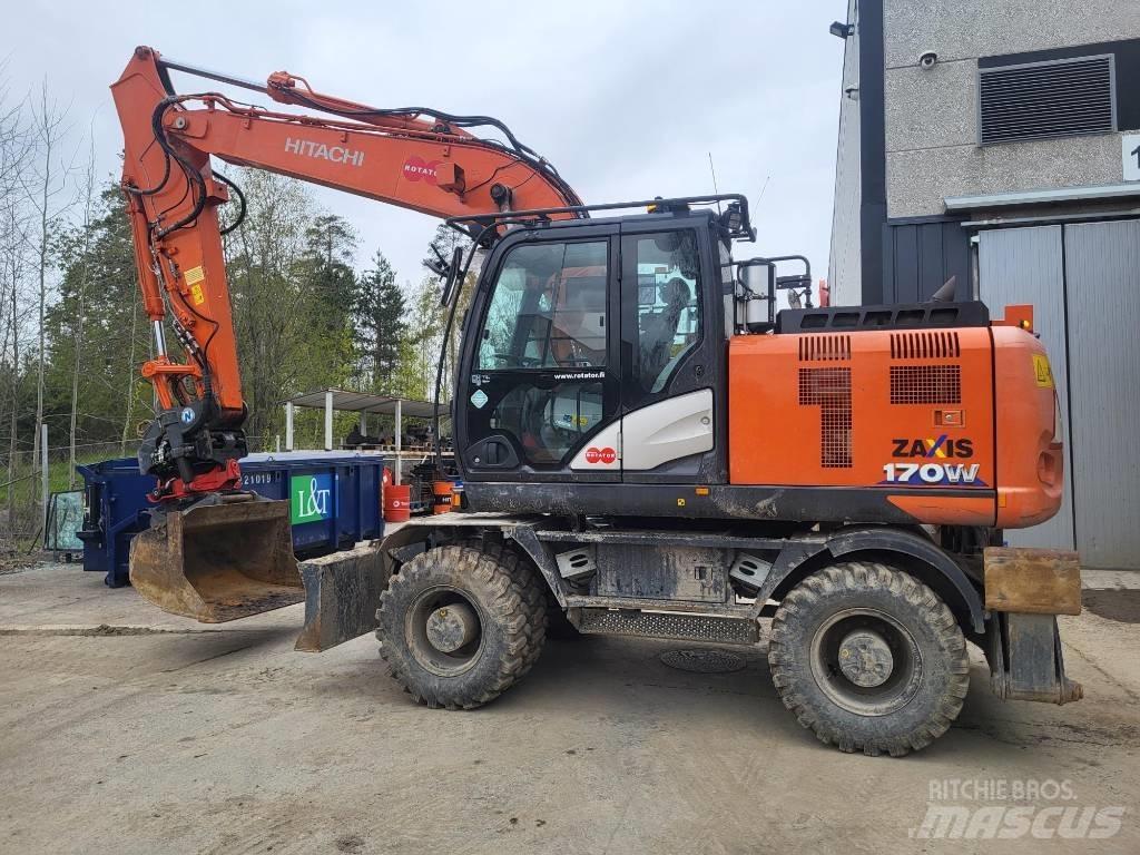 Hitachi ZX170W-6 حفارات بعجل