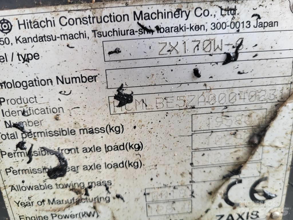 Hitachi ZX170W-6 حفارات بعجل
