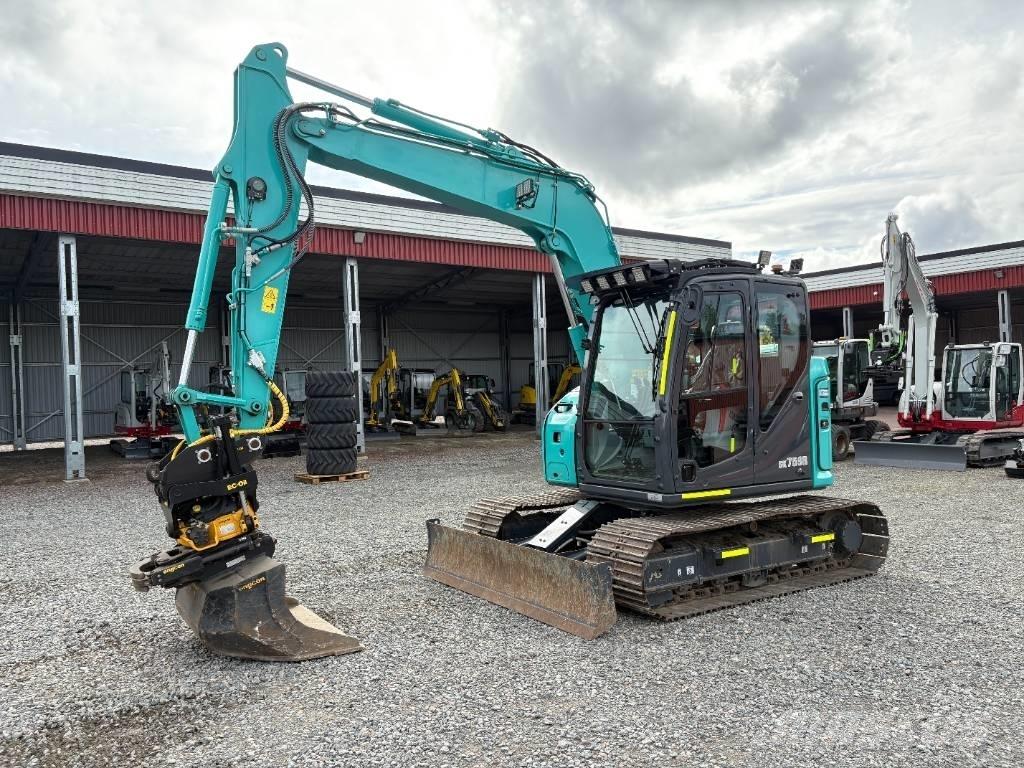 Kobelco SK75SR-7 حفارات وسط 7 طن - 12 طن
