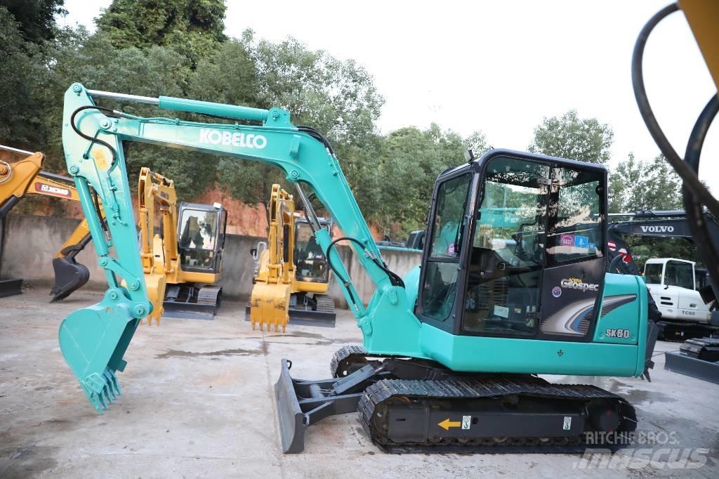 Kobelco sk60-8 حفارات صغيرة أقل من 7 طن (حفارات صغيرة)