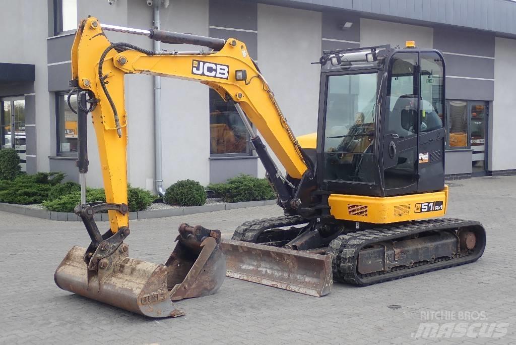 JCB 51 R-1 حفارات صغيرة أقل من 7 طن (حفارات صغيرة)
