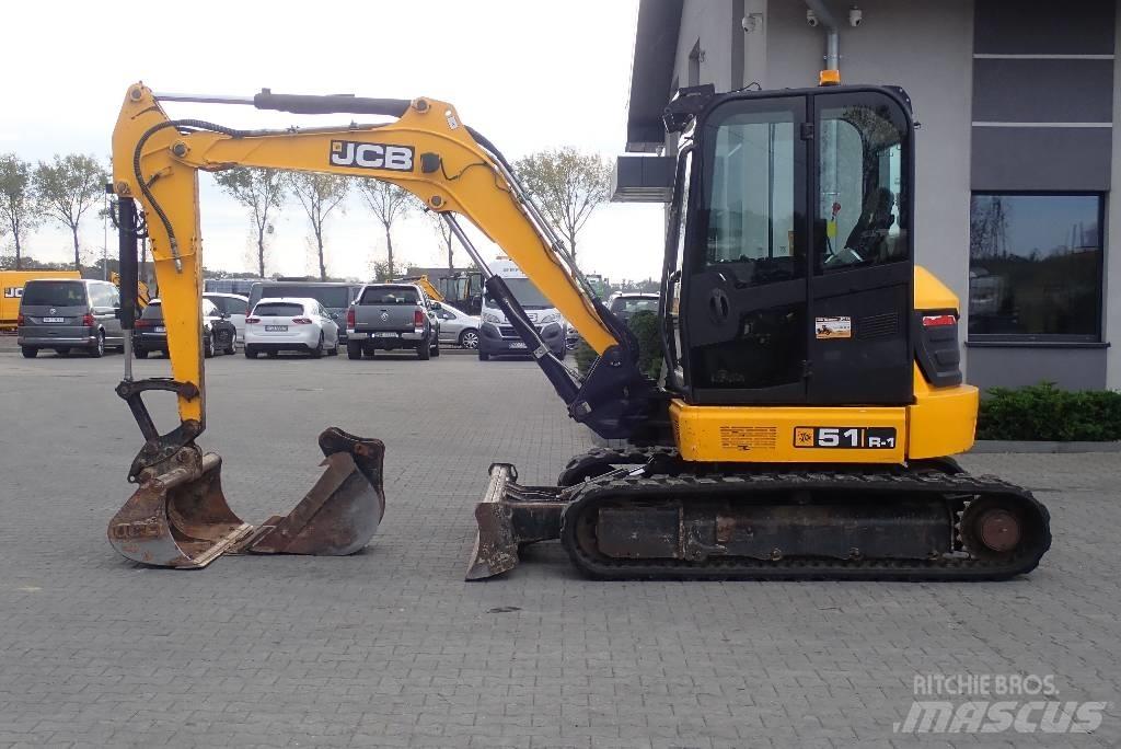 JCB 51 R-1 حفارات صغيرة أقل من 7 طن (حفارات صغيرة)