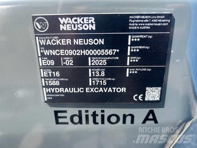 Wacker Neuson ET 16 حفارات زحافة
