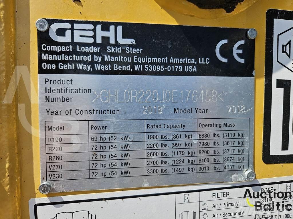 Gehl R 220 لوادر انزلاقية التوجيه