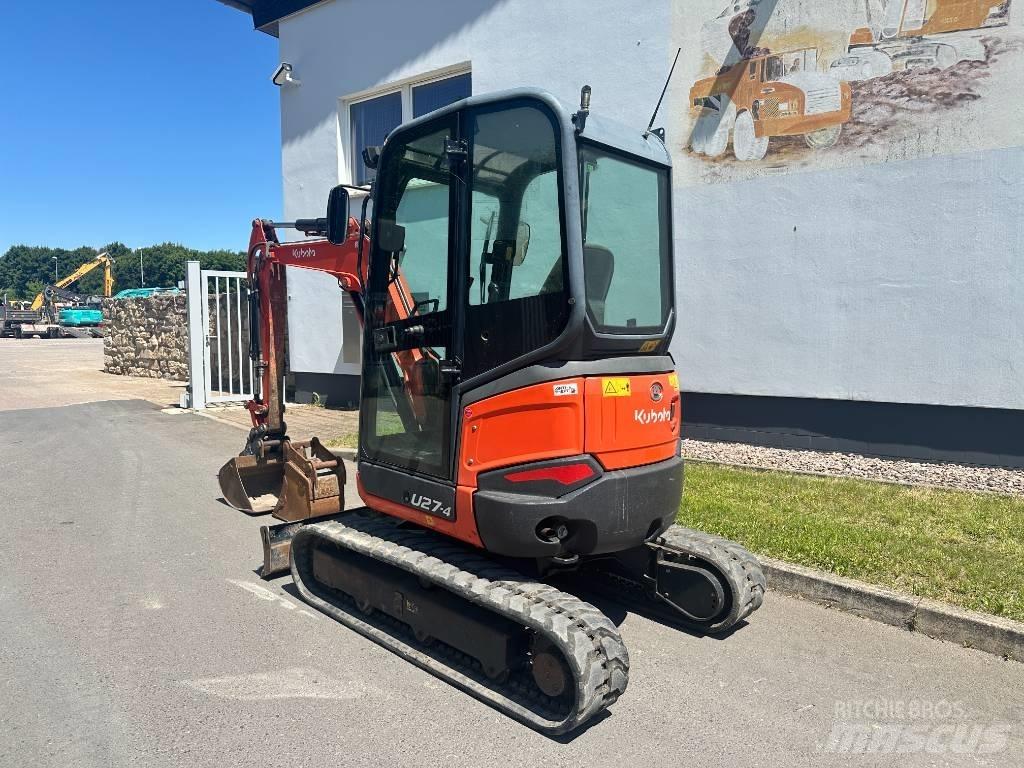 Kubota U 27-4 حفارات صغيرة أقل من 7 طن (حفارات صغيرة)