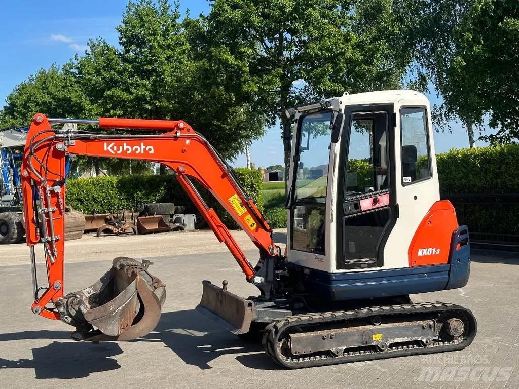 Kubota KX61-3 حفارات صغيرة أقل من 7 طن (حفارات صغيرة)