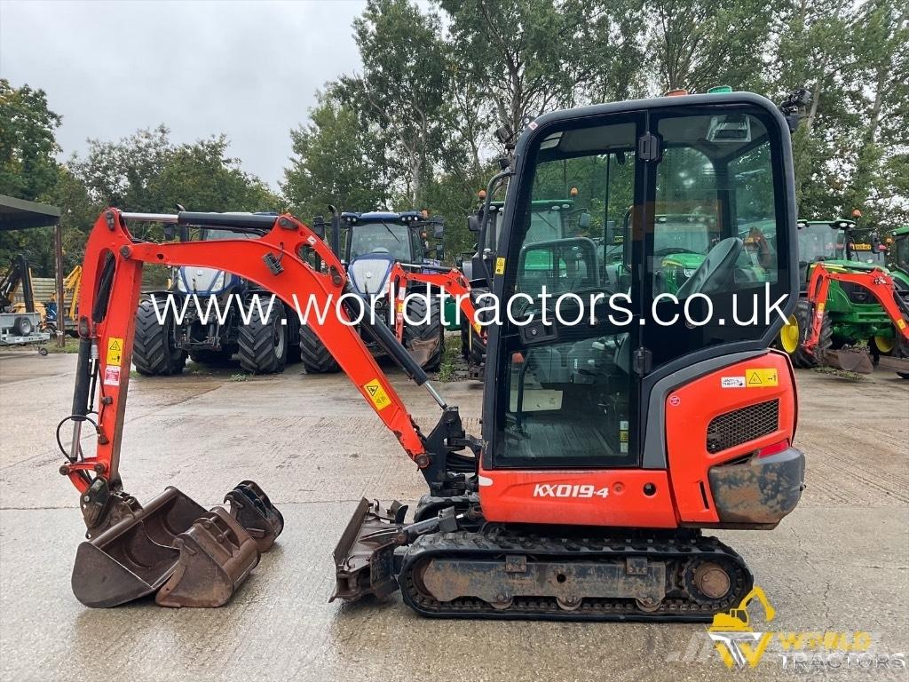 Kubota KX 019-4 حفارات صغيرة أقل من 7 طن (حفارات صغيرة)