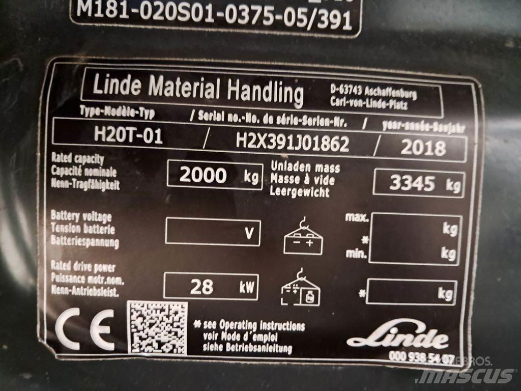 Linde H20T-01 شاحنات LPG