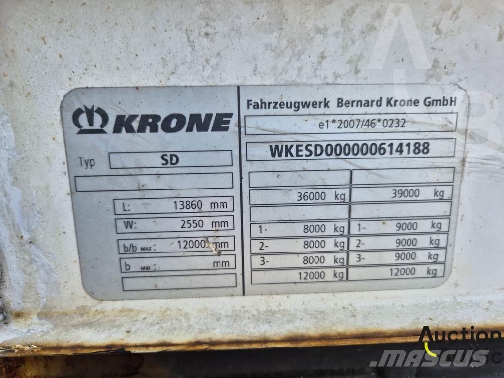 Krone SD نصف مقطورات بباب جانبي