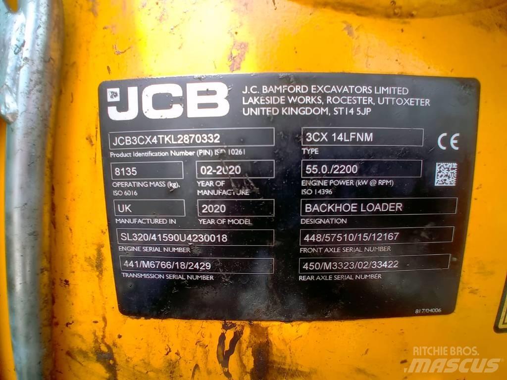 JCB 3 CX 4 T لوادر ذات جرافات عكسية