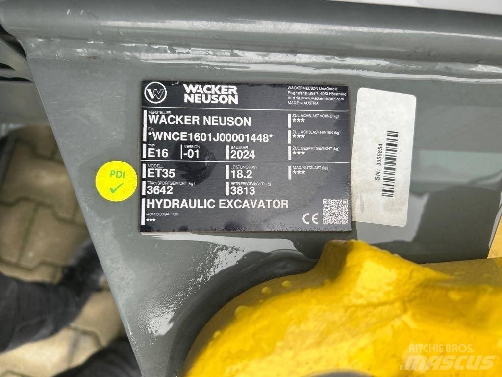 Wacker Neuson ET35 حفارات زحافة