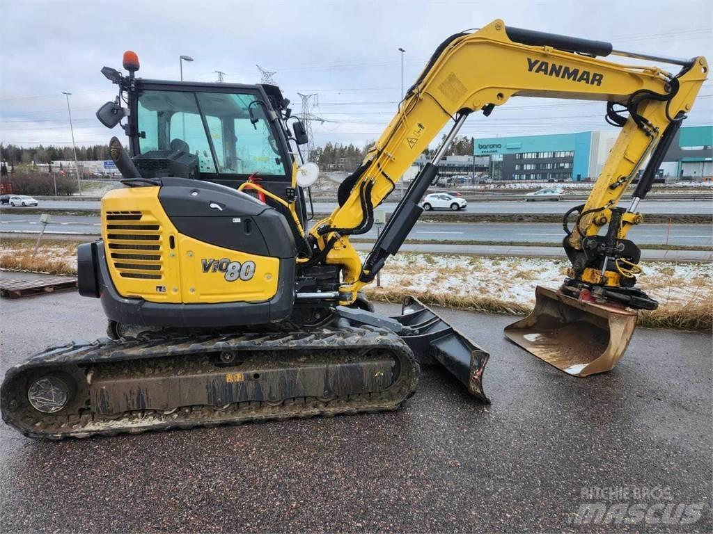 Yanmar VIO 80-1A حفارات وسط 7 طن - 12 طن