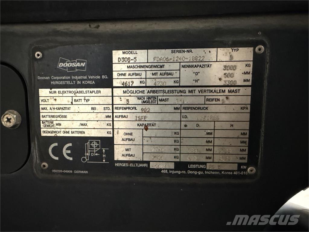 Doosan D30S-5 شاحنات الديزل